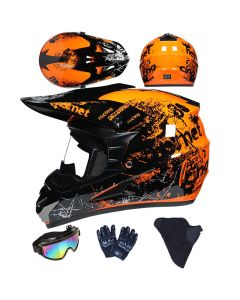 Súprava detskej integrálnej motocyklovej prilby na ATV a jazdu v teréne
