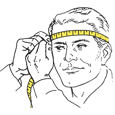 Meranie obvodu hlavy pre výber veľkosti prilby